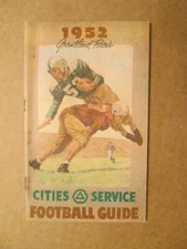 Citgo Cities Service Football Guide 1952
