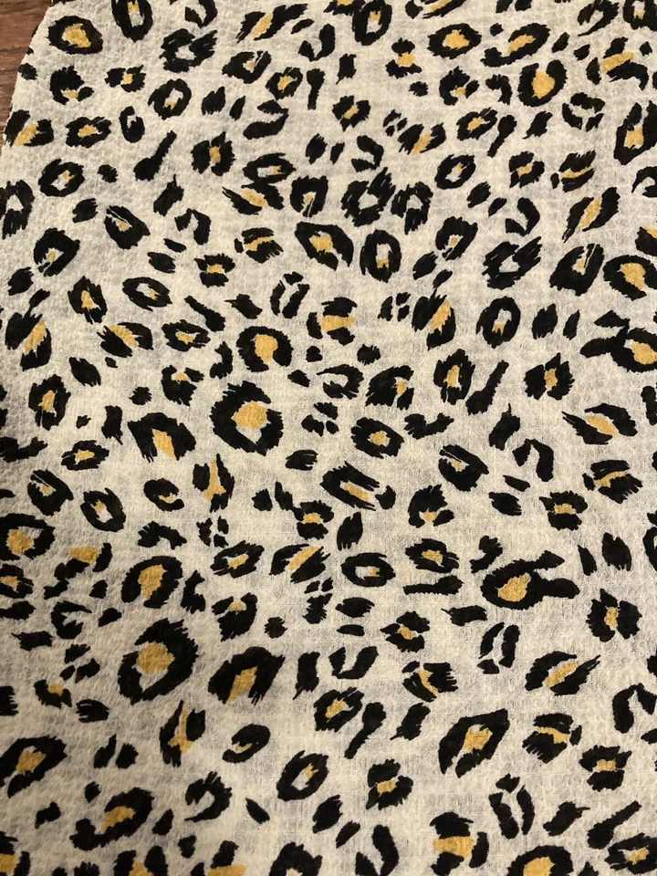 Merona Leopard Swimsuit Coverup Lightweight Side Tie Swim Sz Medium - Image 2 of 4