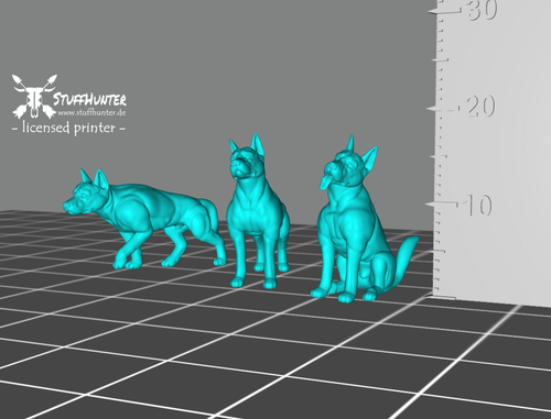 Man's Best Friend Set (3) - Papsikels - Hunde Tabletop Wargaming Sci-Fi - 第 2/2 張圖片