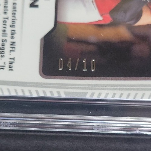 Zach Allen 2019 Obsidian Red Etch Rookie Auto #4/10 RC CSG 9 w/ 10 Auto Rare - Picture 5 of 7