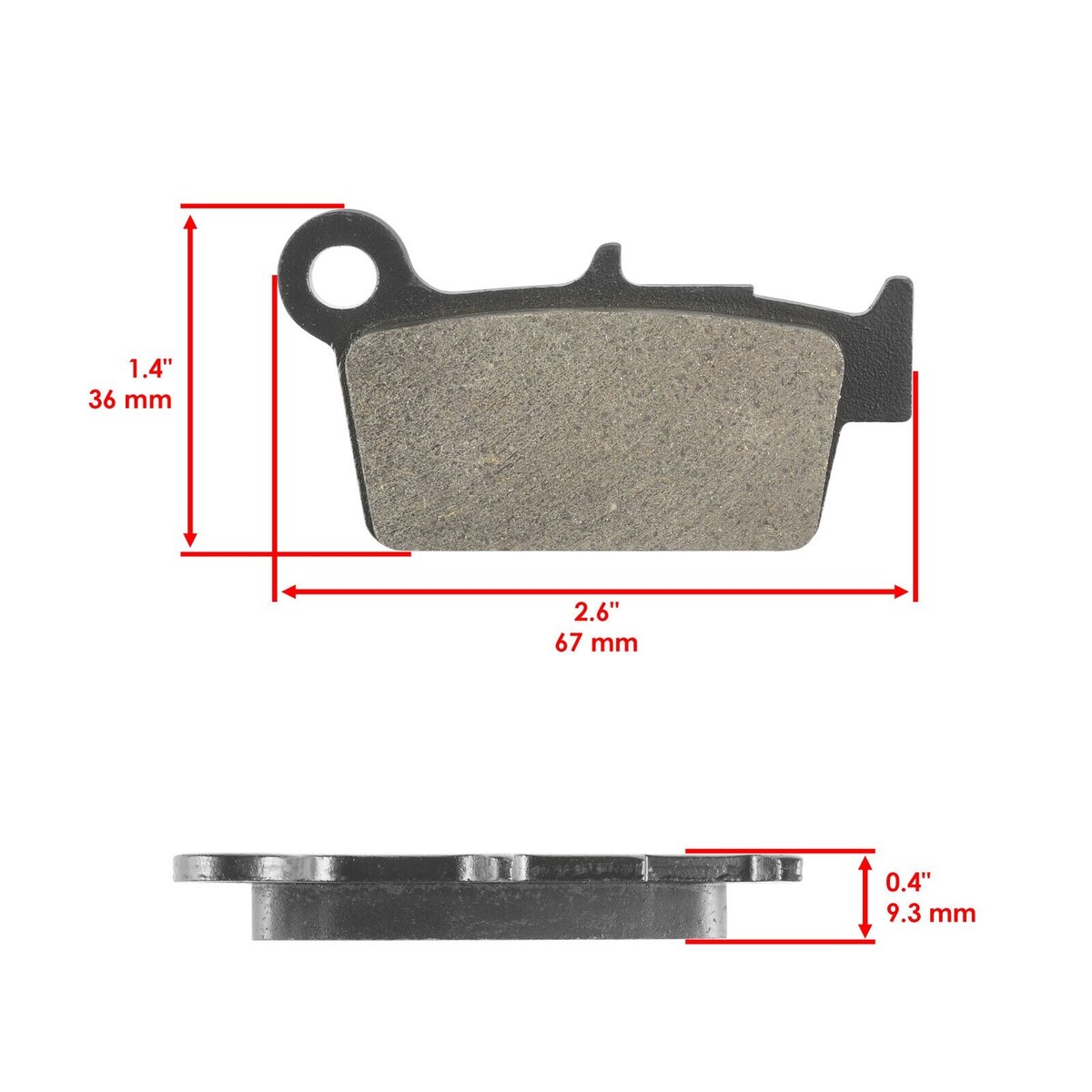 Compatible Brake Pads For Yamaha YZ250 & YZ250F Spain