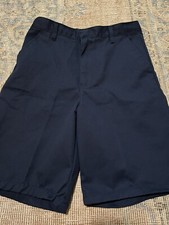 Boys Authentic Galaxy School Uniform Navy Shorts Size 14