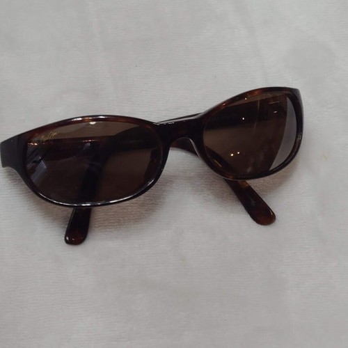 Maui Jim Cyclone Sunglasses MJ-136-10 Brown Tortoise Japan Polarized - Picture 2 of 17