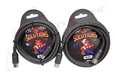 2 Pig Hog Solutions 6-foot MIDI Electronic AUX Cable PMID06