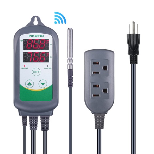 Inkbird 308 Wifi Temperature Controller Pre-wired Digital Wifi Thermostat Switch - Picture 4 of 12