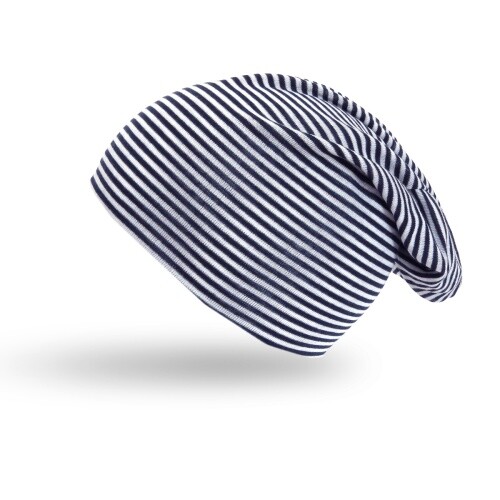 Sonia Originelli Beanie Berretto Bambino "Strisce UNI" Marittimo Jersey Nuovo - Foto 7 di 15