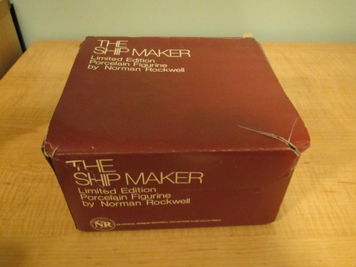 The Ship Maker - Limited Edition Porcelain Figurine by Norman Rockwell (1981)  - Picture 8 of 8