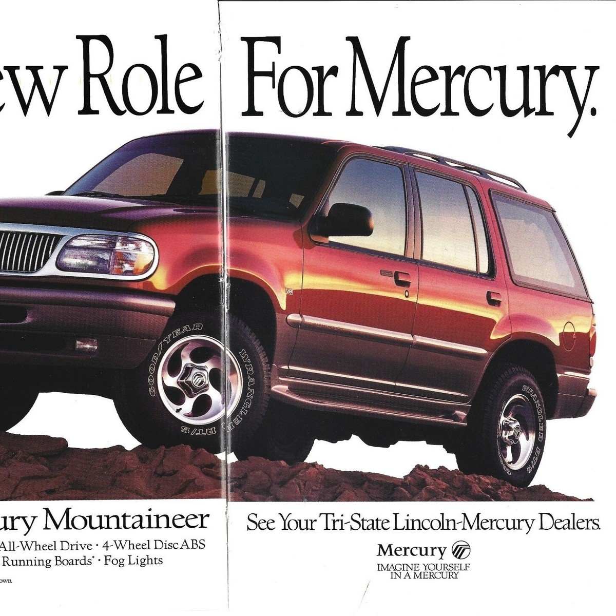 Mercury Mountaineer 1997 SUV 1990s Vintage Print Ad 2 PAGE | eBay