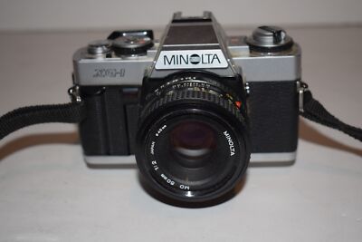 ミノルタ XG-1 フィルムカメラ+ MD 50mm f/2 レンズ Minolta XG-1 ~ 35mm Film Camera with Minolta MD 50mm 1:2