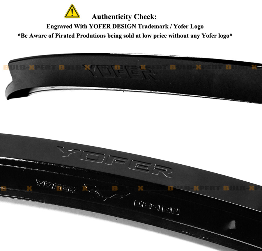 Yofer V3 Gloss Black HighKick Duckbill Trunk Spoiler For