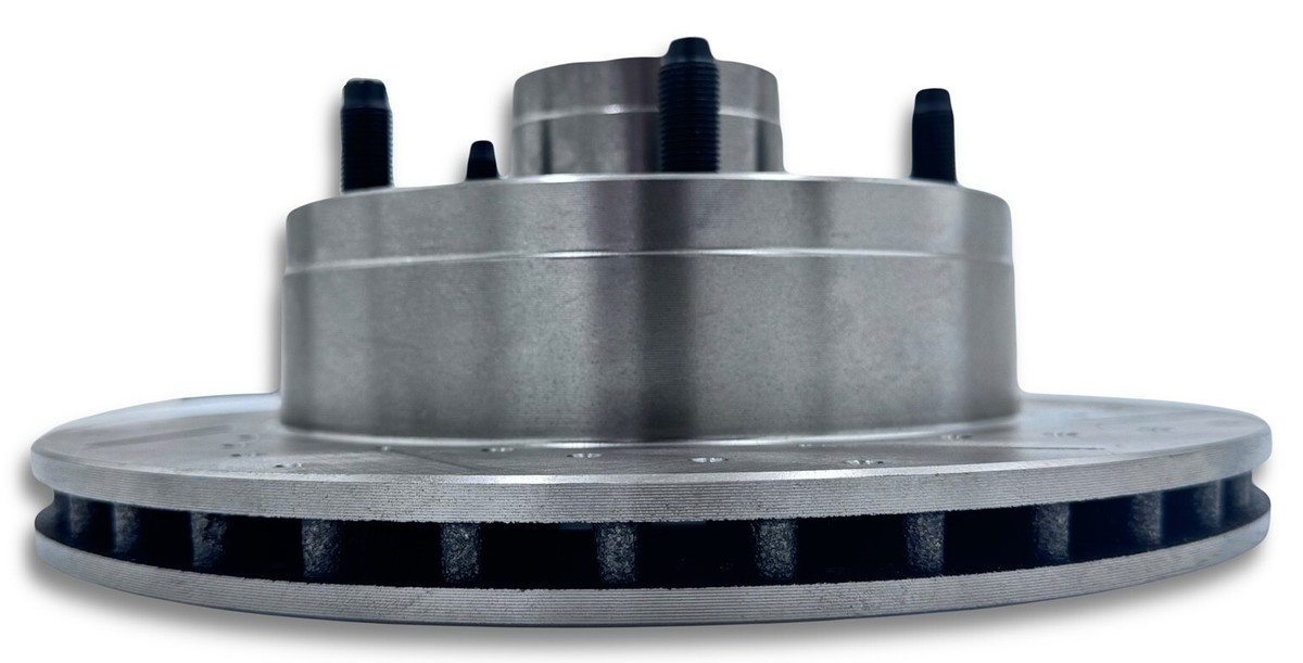 Pair 11" Drilled And Slotted Brake Rotors – 5x4.5, 5x4.75, 5x5 Bolt Pattern (Mustang 2 Rotors)