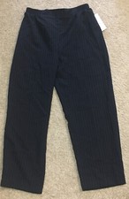 Vintage Levis Womens 70's Bend Over High Waisted Pants Size 18S NOS Navy Striped