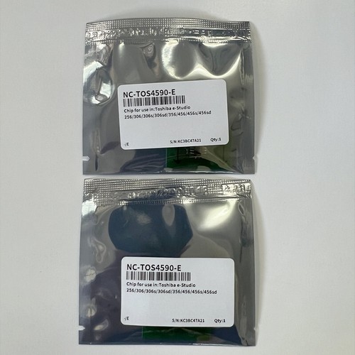 T-4590 Toner Chip for Toshiba e-Studio 206L, 256, 306, 356,456,456s,456sd Refill - Picture 3 of 3
