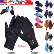 Thermal Windproof Waterproof Winter Gloves Touch Screen Warm Mittens Men Women