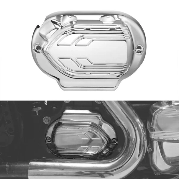 Transmission Side Cover Fit For Harley Touring Electra Road Glide 17-2020 Chrome - Image 2 of 4