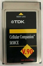 TDK Cellular Companion 5650 5650CE 56k PCMCIA PC Card - Great Condition