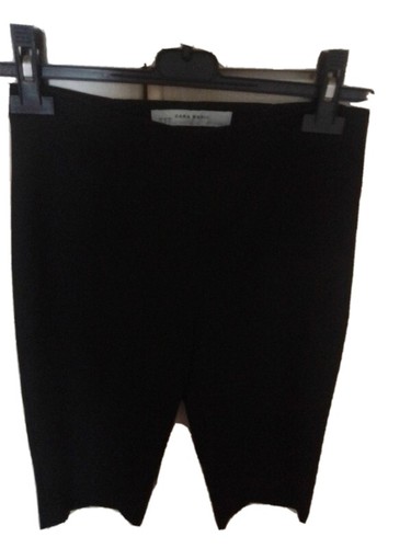 Pantaloni Capri Pinocchietto Logo donna veste 40 zara neri | eBay
