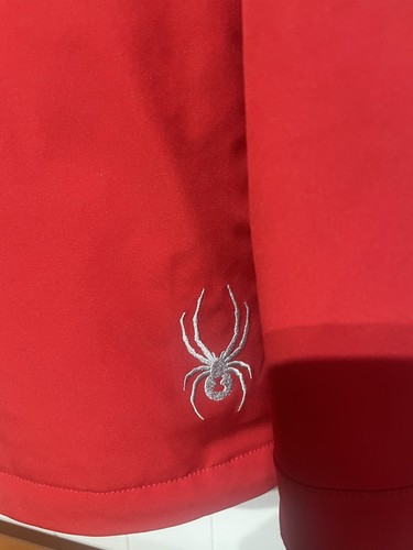 Spyder isolierte Skijacke Erwachsene 2XL rot schwarz Town of Vail GMC Herren - Bild 6 von 8