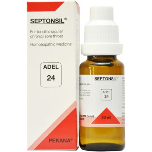 ADEL 24 Drops 20ml Pack SEPTONSIL Adel PEKANA Germany OTC Homeopathic Drops - Picture 1 of 1