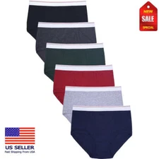 3 6 12 pks Mens Classic Briefs  Cotton Blend Whites Colors Power Lot Underwear