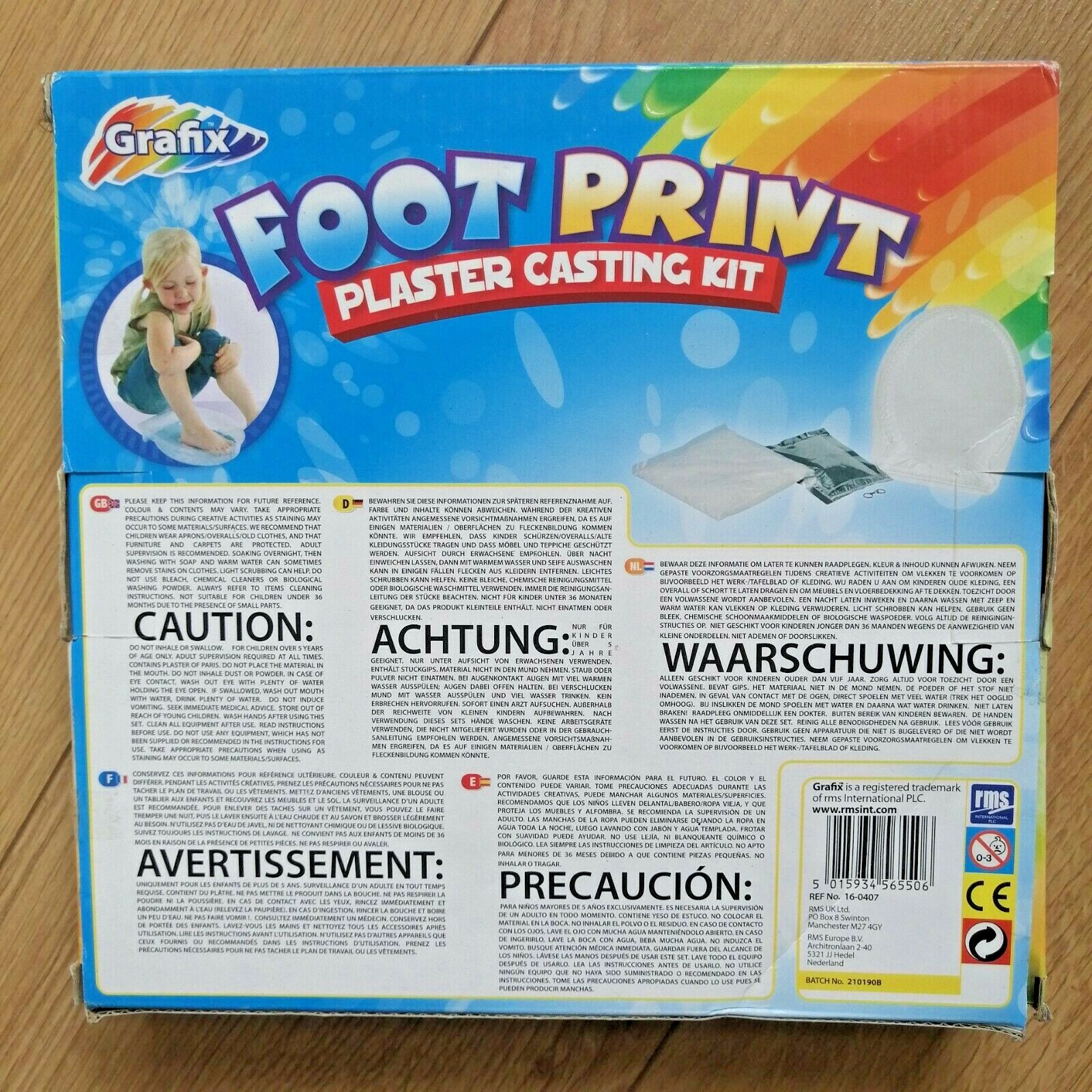Child Art Magic Hand Foot Casting Kit Impression Print Gift Age 5+ eBay