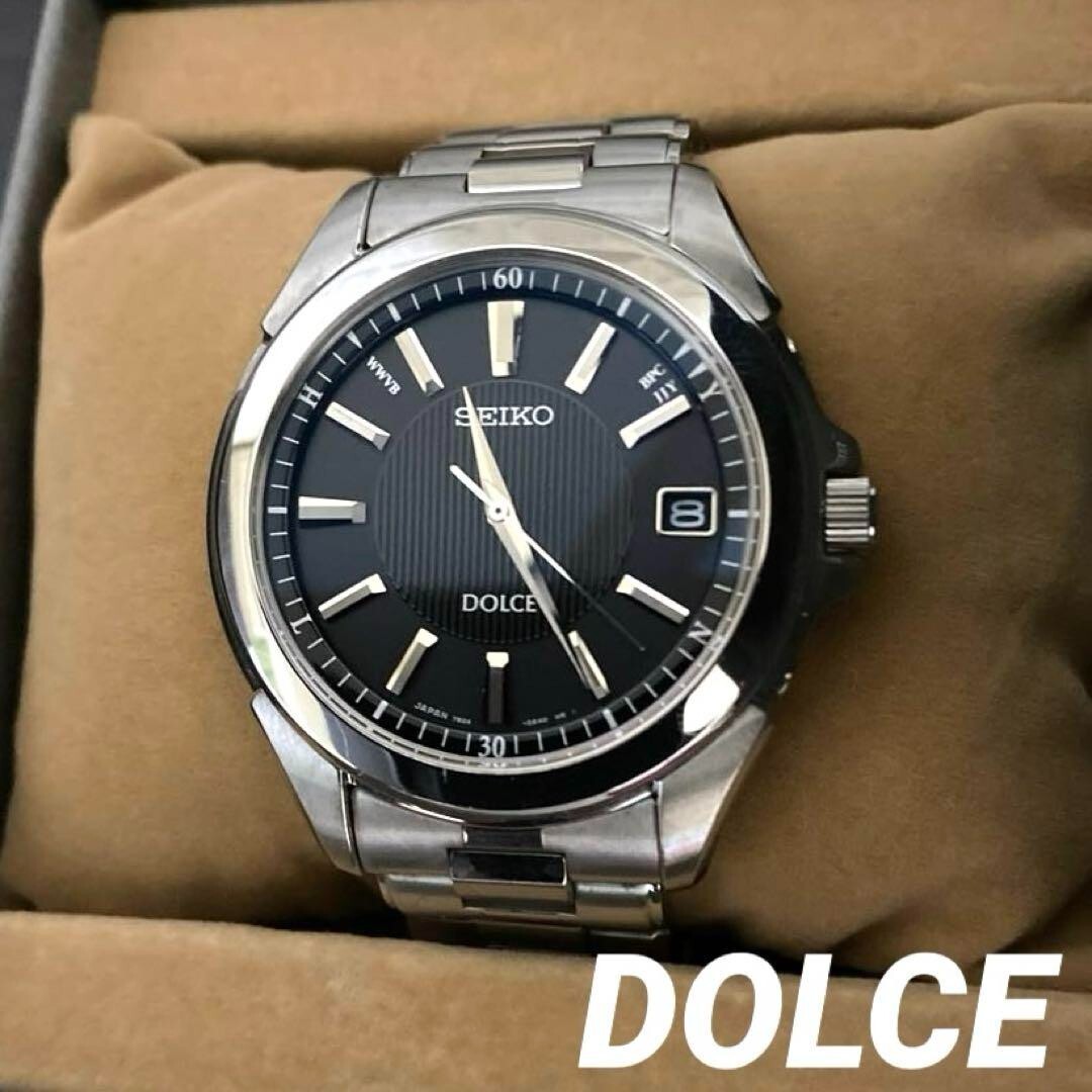 SEIKO DOLCE TITANIUM JAPAN 防水ソーラー メンズ腕時計 SEIKO DOLCE TITANIUM JAPAN 防水ソーラー メンズ腕時計 Dolce