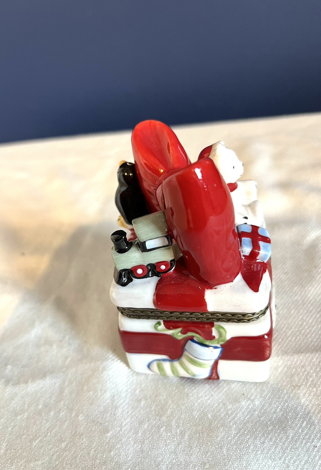 Villeroy Boch Christmas Trinket Box Enamel New In Box eBay