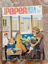 VINTAGE 1963 DENNISON PAPER CRAFT BOOK ARTS AND CRAFTS