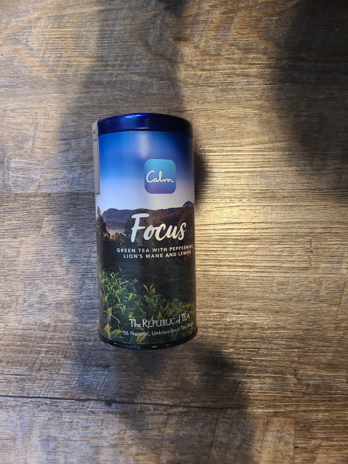Republic of Tea Bags Calm Focus 36 Ct. Natural Green Peppermint Lemon Exp 4/24