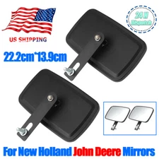 For New Holland & John Deere Loaders Mirror Kit 8.74'' x 5.47'' Left Right Side