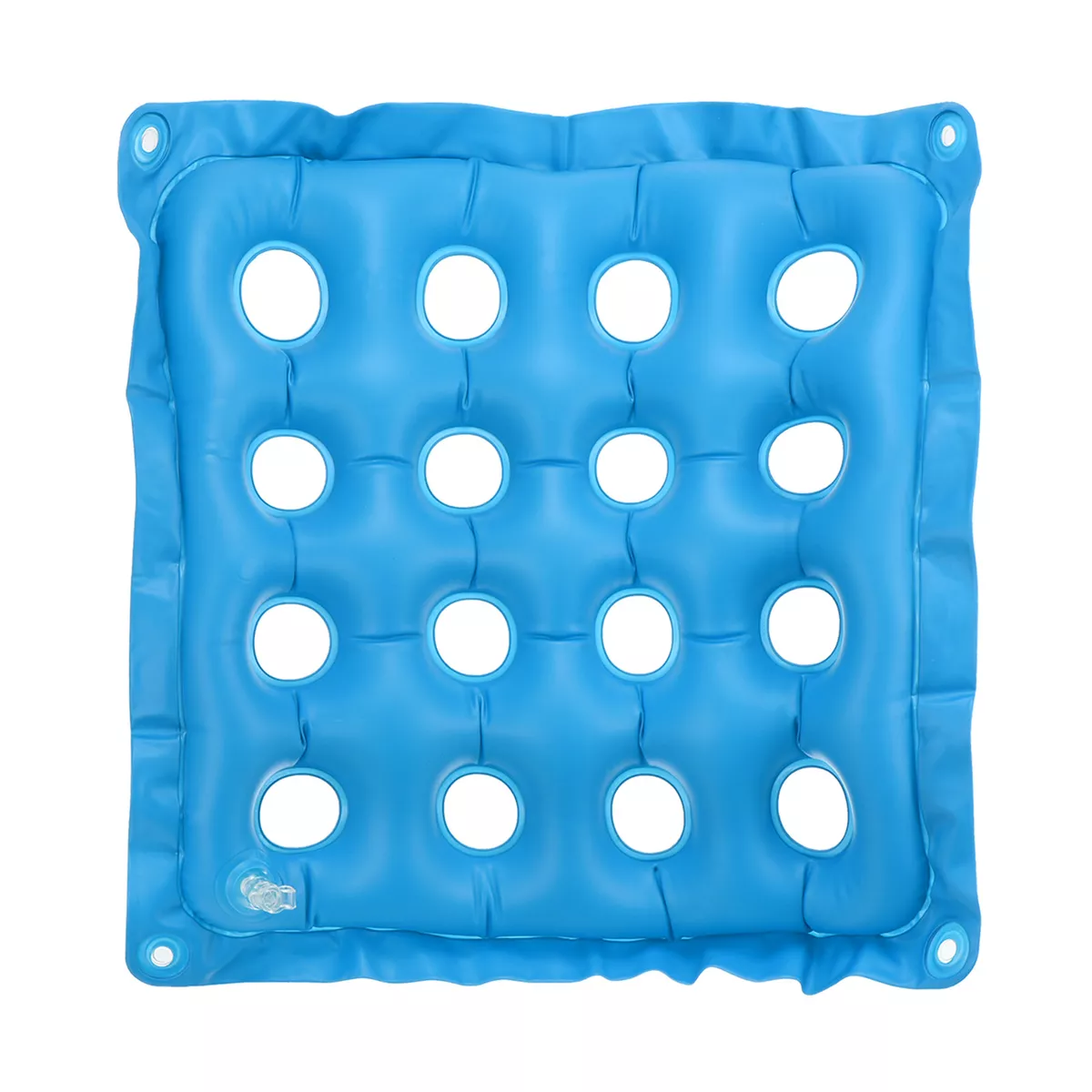 Inflatable Seat Cushion, Air Chair Cushions PVC Square Seat Pad, Blue