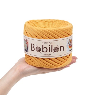 Bobilon T-Shirt-Garn Medium 7-9 mm 100 m ca. 320-340 g knotenfrei Textilgarn