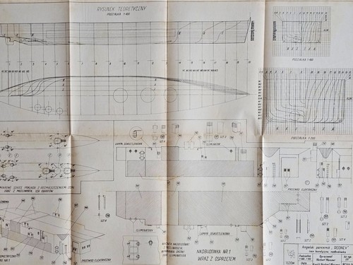 Modellbaupläne Baupläne LOK Plan Modelarskie Rodney Schlachtschiff - Bild 11 von 12
