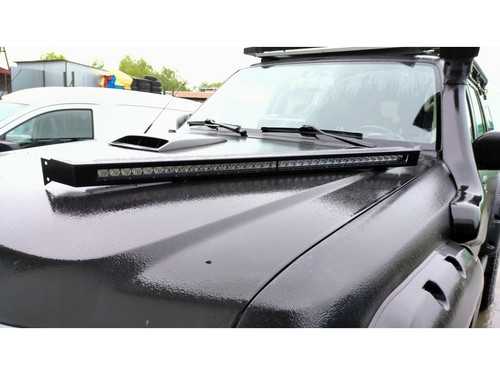 PORTAEQUIPAJES se adapta a Nissan Pathfinder R51 montado en las barandillas + barra LED delantera - Imagen 6 de 7