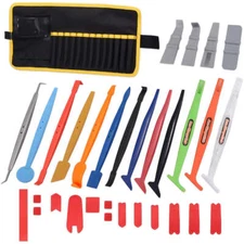 Mini Micro Wrap Stick / Squeegee Set - With Micro Fine Fiber Felt