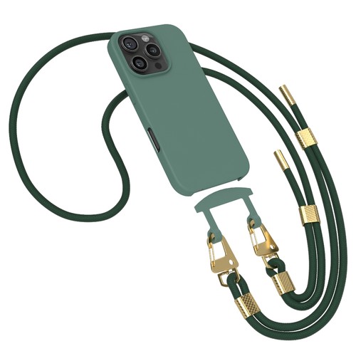 EAZY CASE Hülle mit Band für iPhone 16 Pro Handyhülle Kette Karabiner Silikon - Afbeelding 10 van 14