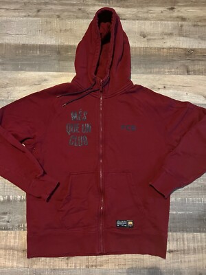 Nike FC Barcelona Full Zip Hoodie Sweatshirt SIZE LARGE MORE
