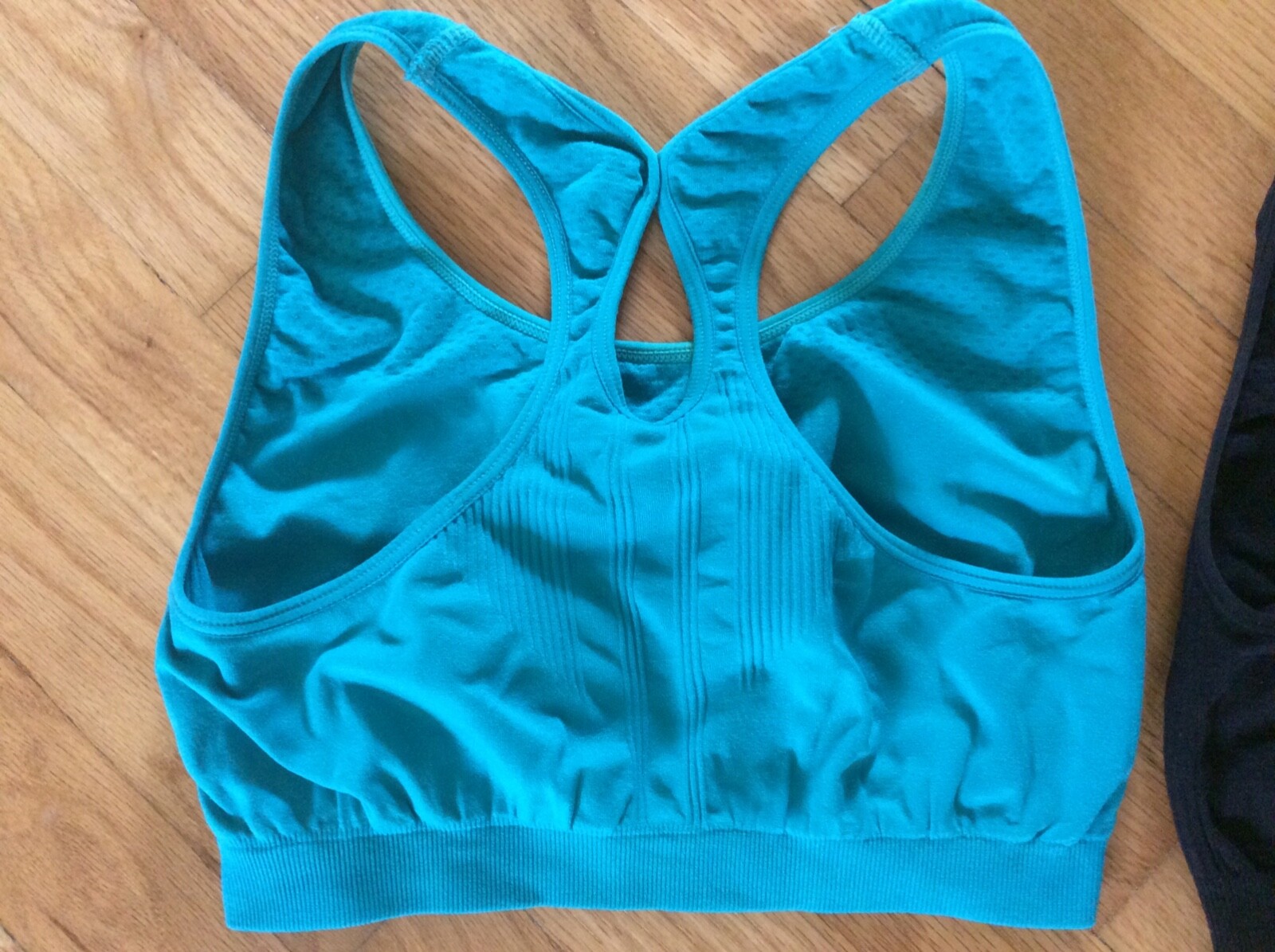MTA Sport women’s racerback lounge bras teal & black … Gem