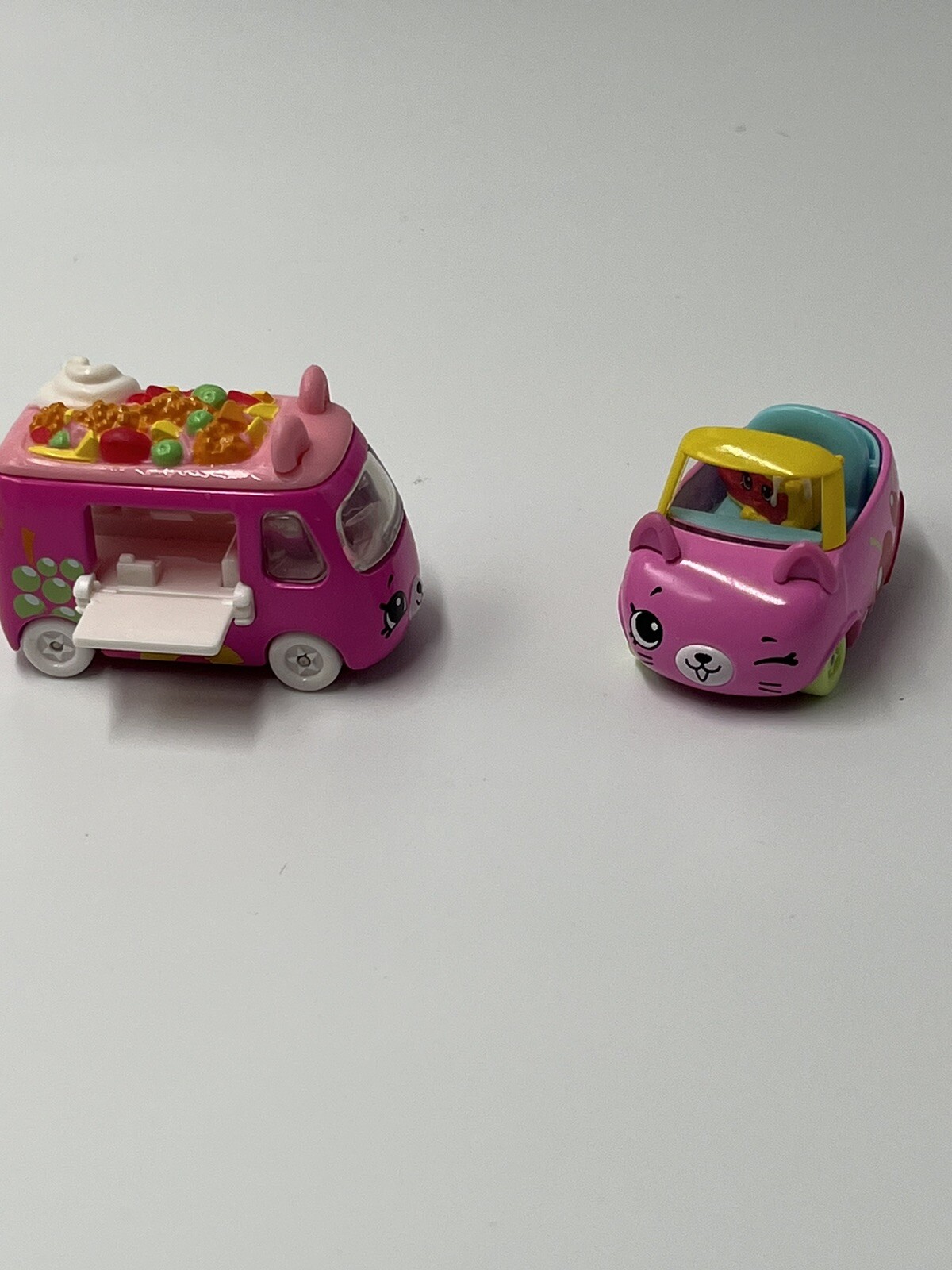 Shopkins Cutie Cars Pink Die Cast Vehicles Set of 2