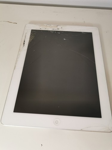 Apple iPad 3rd Gen. 16GB, Wi-Fi + Cellular Spares Repair Cracked Screen Untested