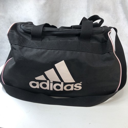 Adidas Black Pink Gym Duffle Small Diablo Fitness Bag Tote Shoulder Strap 716106707728 eBay