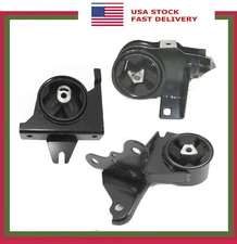 Set 3PCS Engine Motor & Auto Transmission Mount For Chrysler Dodge Plymouth 2.4L
