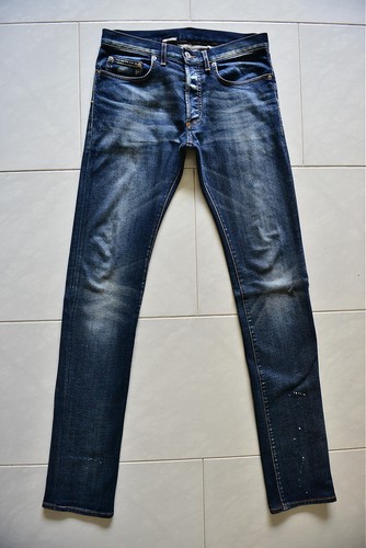 Dior Homme Blue Denim Jeans Pants 