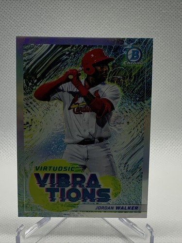 2022 Bowman Chrome JORDAN WALKER Virtuosic Vibrations Rookie Card #VV-13 RC - Picture 3 of 3