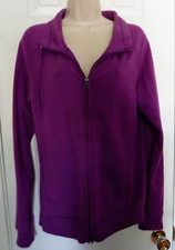  CHAMPION  Woman Activewear Jacket Size  M  58 Cottonr 38 Poly 4 Spandex