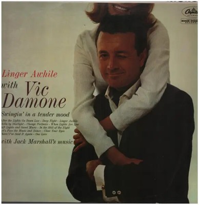Vic Damone Linger Awhile MONO NEAR MINT Capitol Vinyl LP