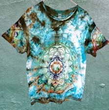 Large Ethereal Native Sky ice dye. free spirit tie dye /Native American inspired
