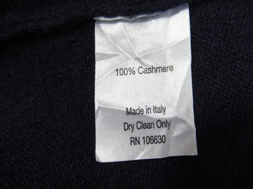 Enzo Montovani Women's 100% Cashmere Knotted Sweater Size M #K420 - Picture 7 of 7