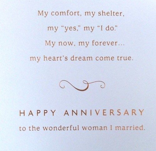 ANNIVERSARY Cards for WIFE on OUR ANNIVERSARY,With LOVE 16 choices, HALLMARK 401 - Picture 15 of 43