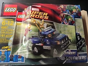 LEGO Marvel Super Heroes: Loki's Cosmic Cube Escape (6867) Incomplete Set